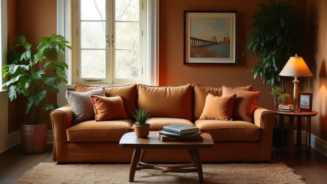 Jaki kolor kanapy do brązowych mebli, aby stworzyć eleganckie wnętrze?