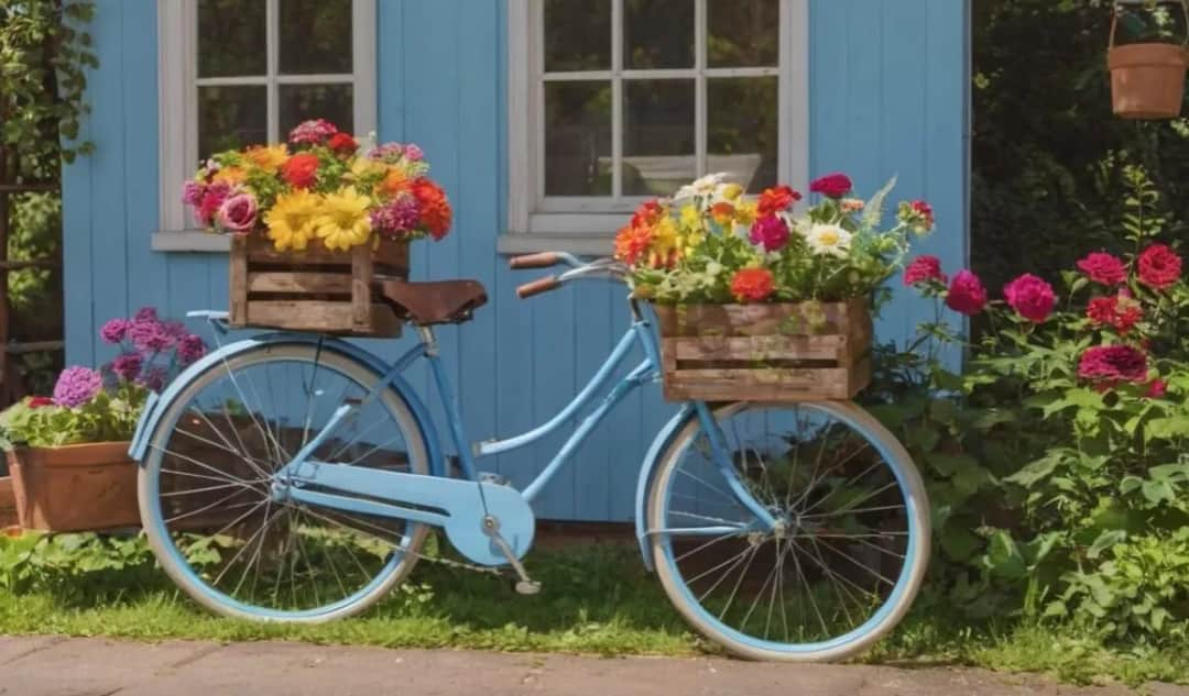 Jak zrobić kwietnik z roweru – stwórz unikalną dekorację ogrodu